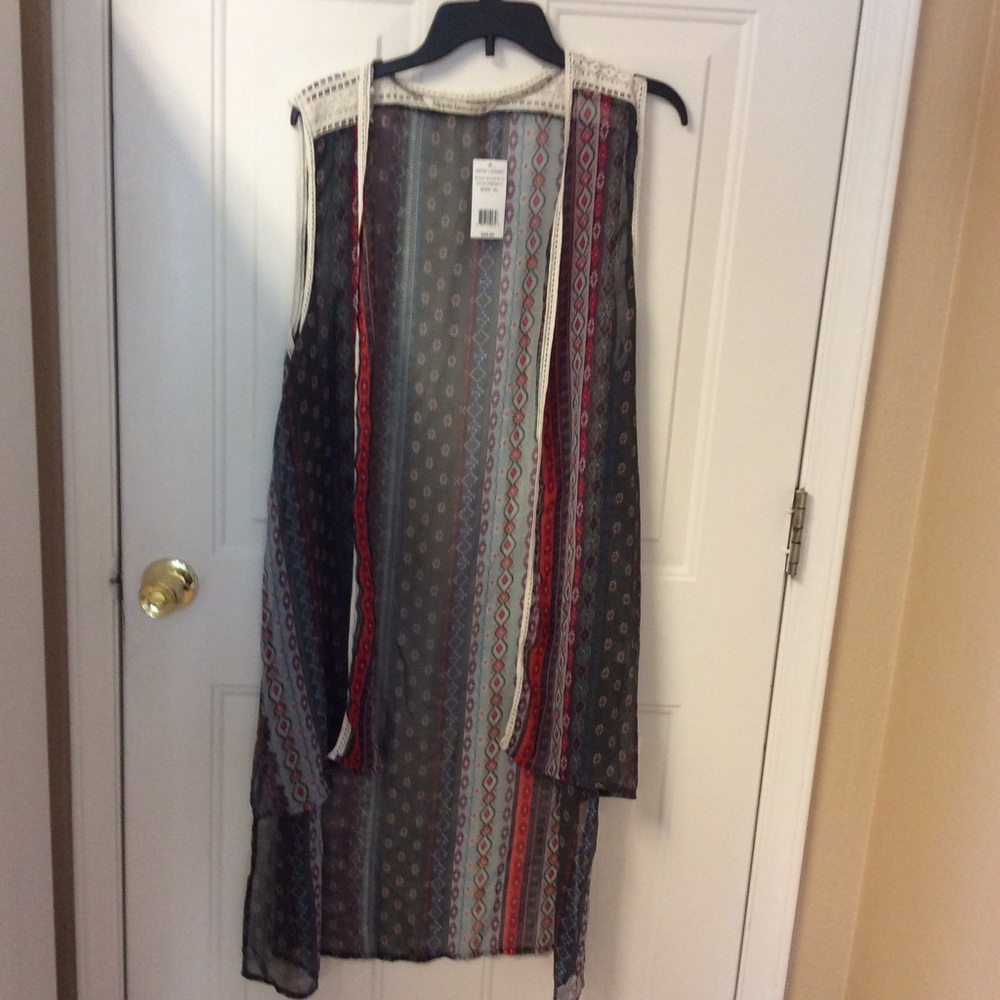 NWT cardigan hippie laundry sz Xl teen